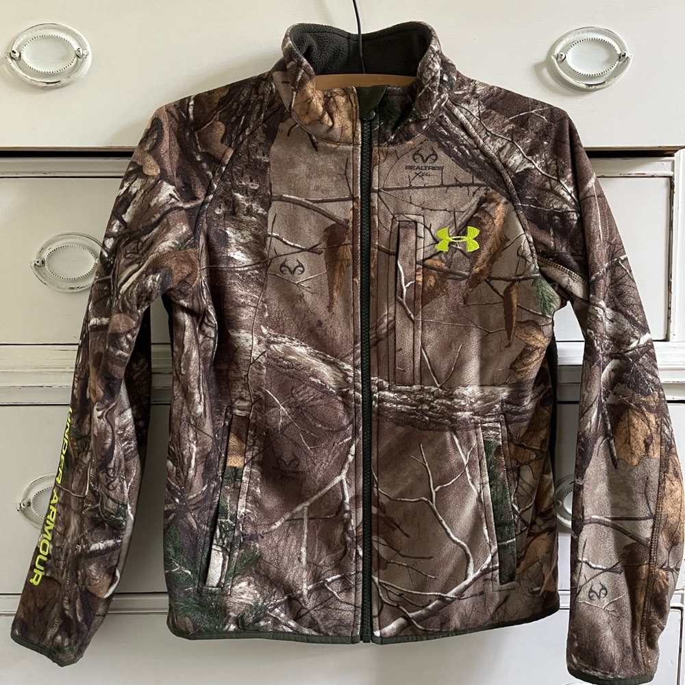 Boys Camo Under Armour Jacket